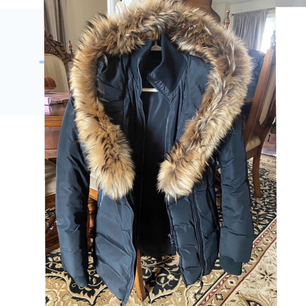 Women’s black mackage winter coat